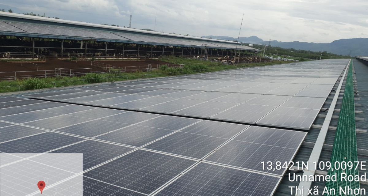 DỰ ÁN ĐIỆN NĂNG LƯỢNG MẶT TRỜI VINAMILK - BÌNH ĐỊNH