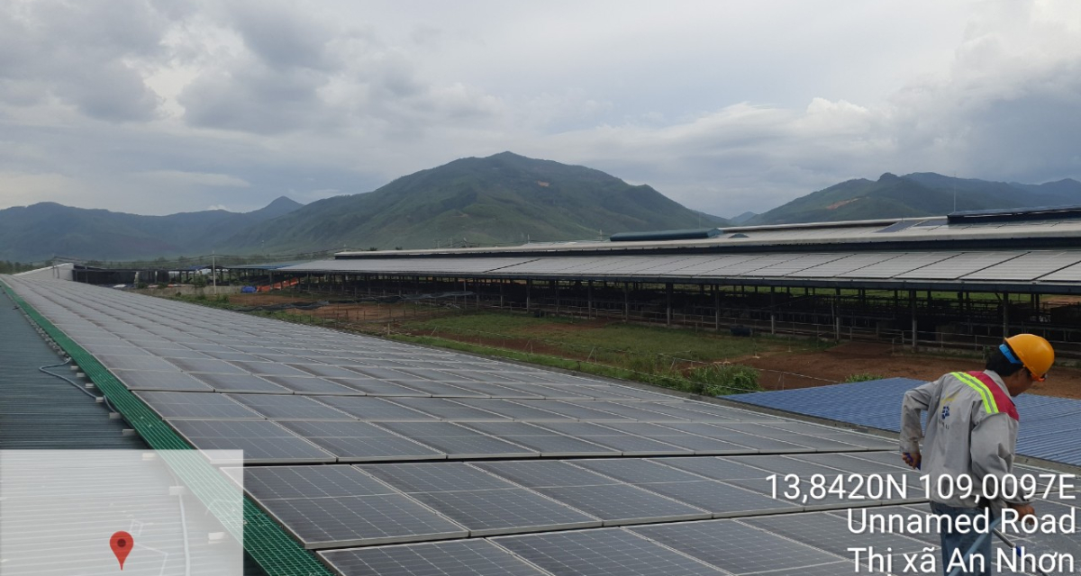 DỰ ÁN ĐIỆN NĂNG LƯỢNG MẶT TRỜI VINAMILK - BÌNH ĐỊNH